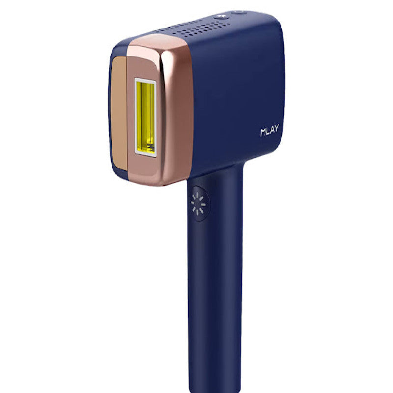 Mlay T14 IPL Laser Hair Removal Device with Ice Cooling, 3 Lenses - Navy